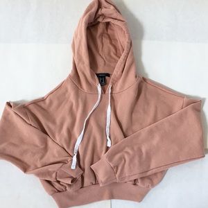 Peach Hooded Sweatshirt W/ Strings